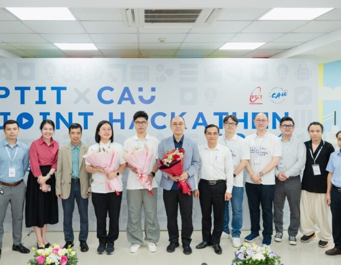 PTIT và 4 trường Đại học Hàn quốc tranh tài tại cuộc thi “PTIT-CAU HACKATHON 2024
