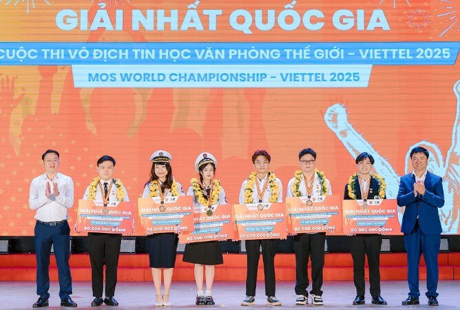 Sinh viên PTIT vào vòng chung kết thế giới Cuộc thi MOS World Championship 2025