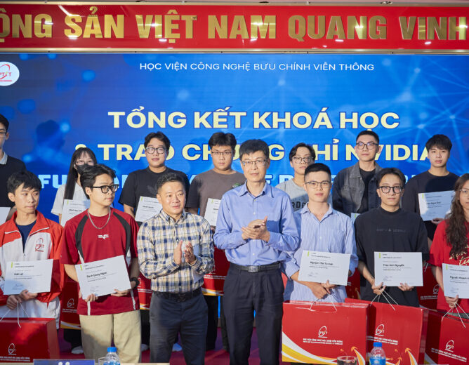 112 sinh viên PTIT nhận chứng chỉ khóa học “Fundamentals of Deep Learning” của NVIDIA