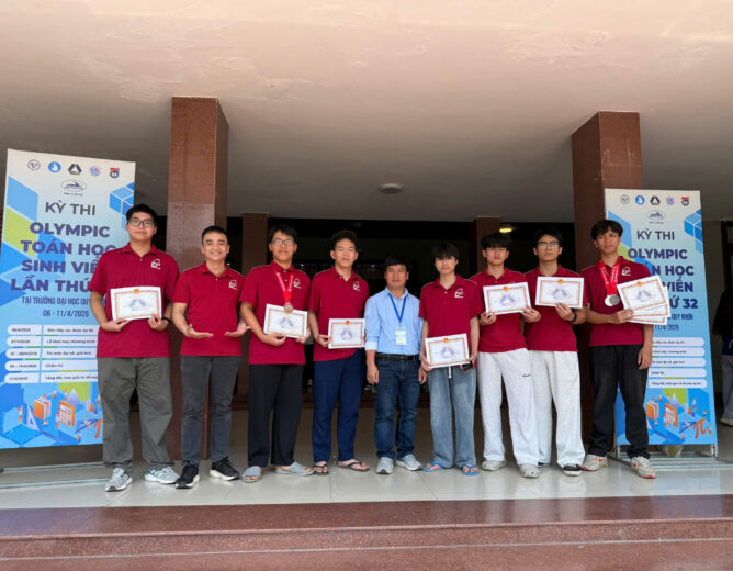 Đội tuyển Olympic Toán PTIT 2026 đạt nhiều thành tích ấn tượng tại kỳ thi toàn quốc