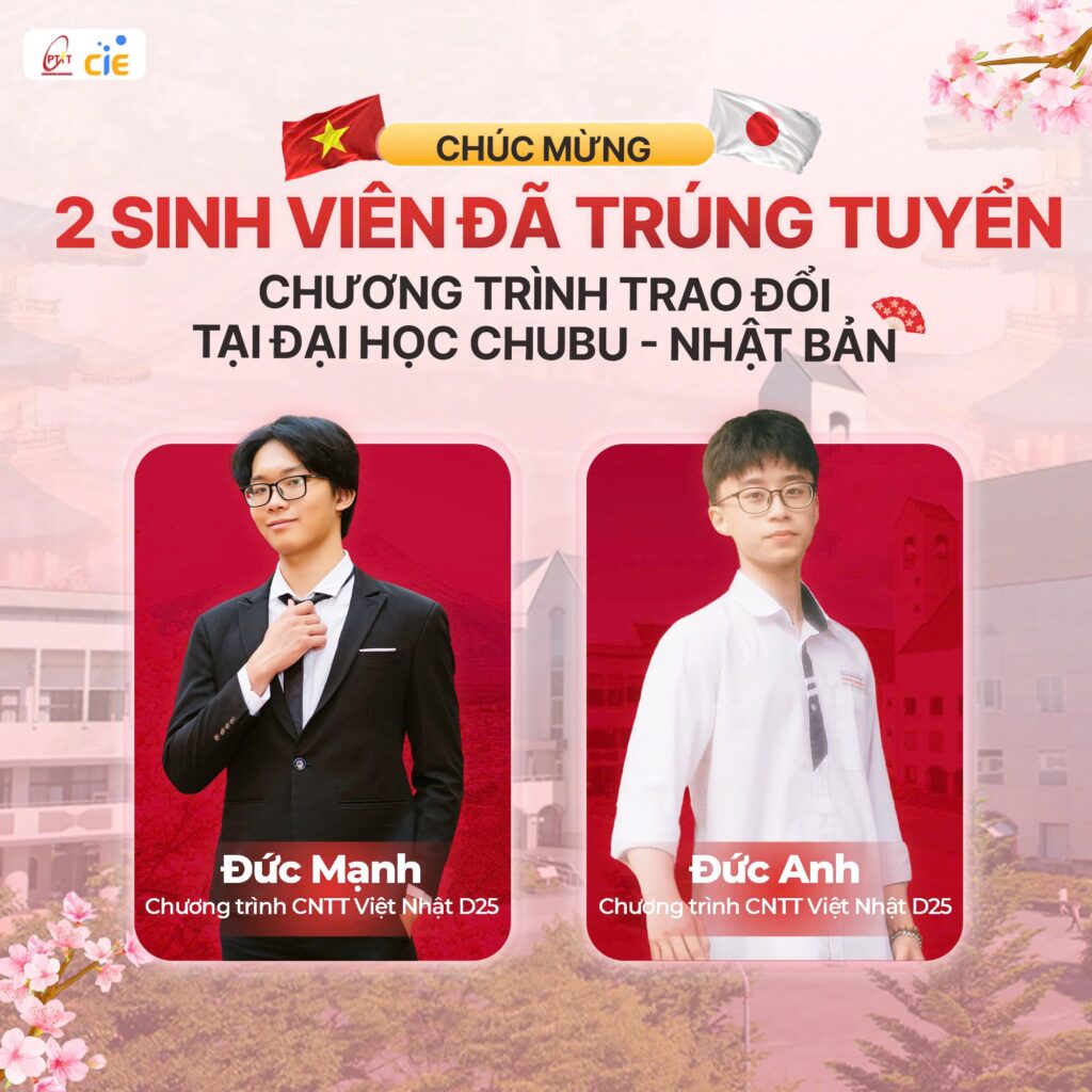 Sinh viên chương trình Kỹ sư Công nghệ thông tin Việt – Nhật tham gia trao đổi tại Đại học Chubu, Nhật Bản