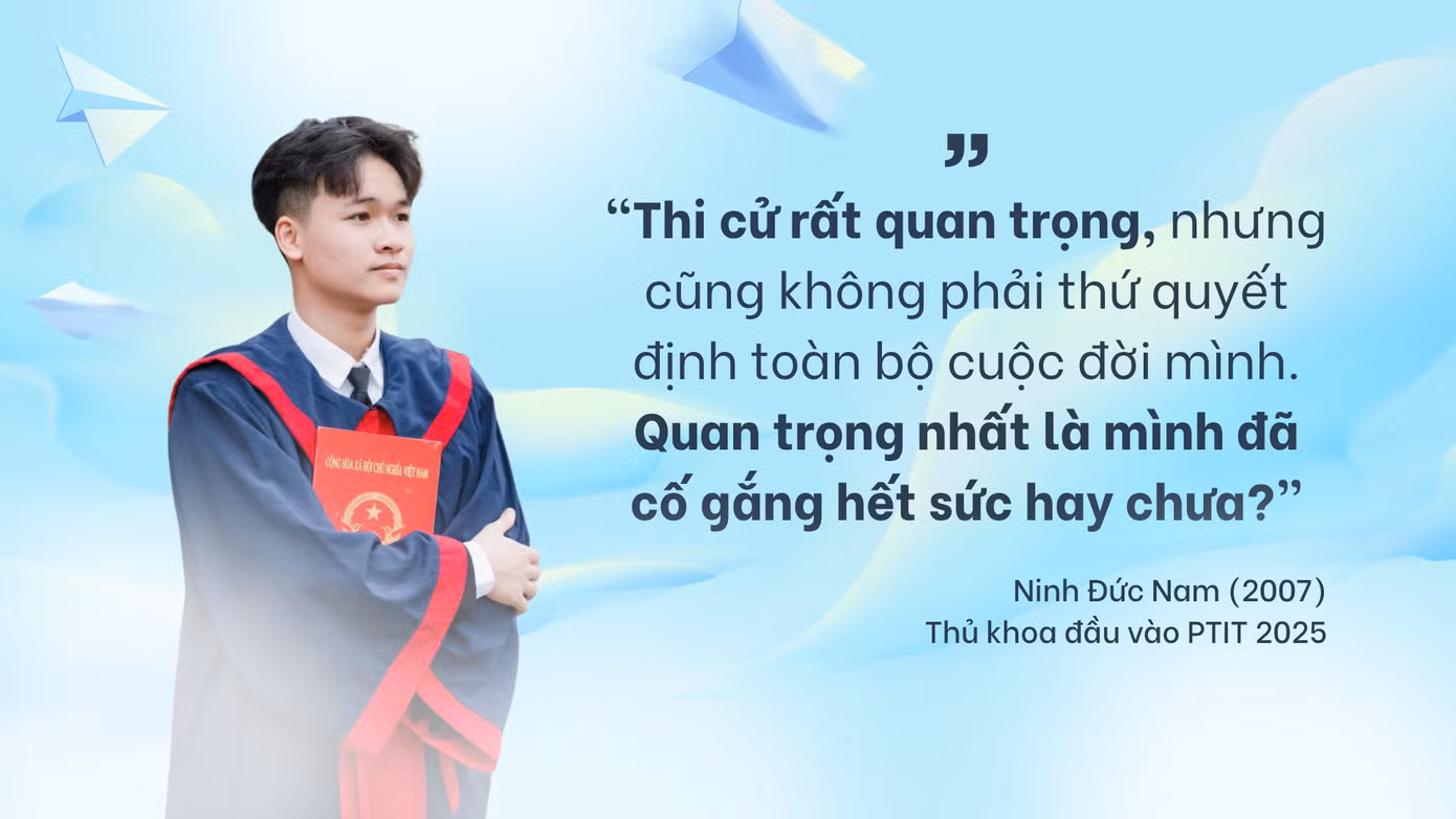 Thủ khoa PTIT chia sẻ điều quan trọng nhất trước kỳ thi THPT: “Đừng để áp lực làm rối những gì mình đã học”